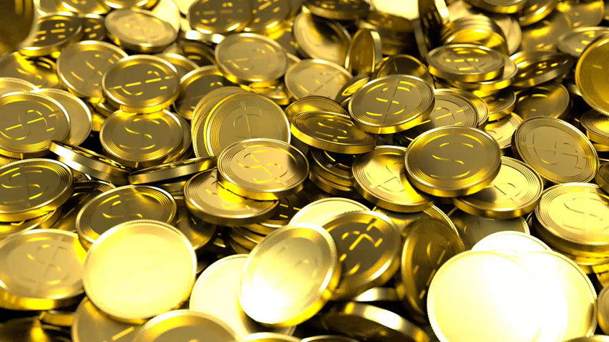 コイン（金貨）のイメージCGを公開しました | 株式会社フィジカルアイ
