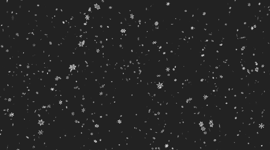 雪の降るイメージ Cg制作 株式会社フィジカルアイ
